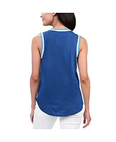 G-iii 4Her by Carl Banks Women's Royal Kansas City Royals Strategy Tank Top