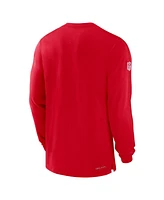 Nike Men's Red Kansas City Chiefs Sideline Player Performance Long Sleeve T-Shirt