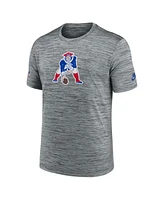 Nike Men's Gray New England Patriots Velocity Alternate Logo Performance T-Shirt