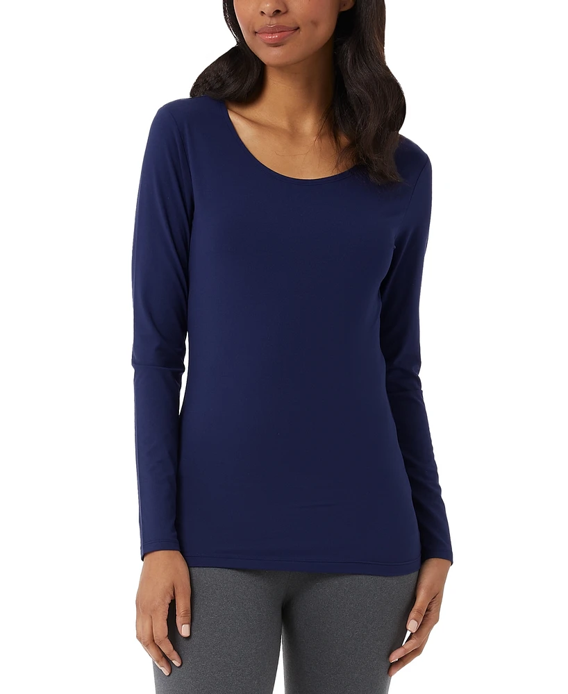 32 Degrees Women's Long-Sleeve Scoop-Neck Top