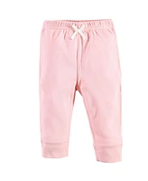 Touched by Nature Baby Girls Organic Cotton Pants 4pk