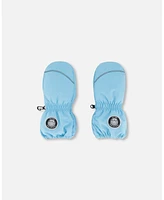 Deux par Deux Baby Baby Unisex Solid Mittens Air Blue