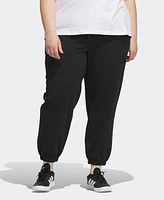 Adidas Plus All Szn Fleece Loose-fit Jogger Pants