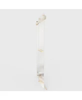AdjustableSemi-Frameless Shower Door with Double Bypassing Sliding System for Easy Access