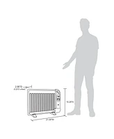 Newair Portable 400 Watt Under Desk Heater with Slim Fit Design and Silent, Energy Efficient Operation