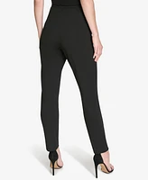 Halston Women's Mid-Rise Skinny-Leg Ankle Pants