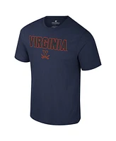 Colosseum Men's Navy Virginia Cavaliers Color Pop Active Blend T-Shirt