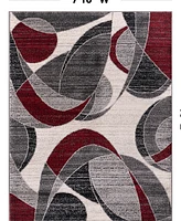 Main Street Rugs County 393 7'10"x10' Area Rug