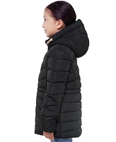 Rokka&Rolla Girls Shower Resistant Puffer Jacket Coat 4-18