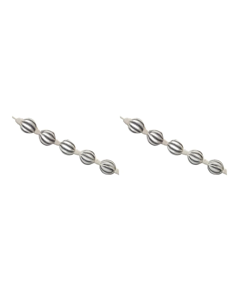 Fabric Ball String Garland for Cheerful Home Decor (Set of 2)