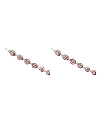 Fabric Ball String Garland for Cheerful Home Decor (Set of 2)