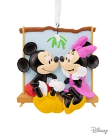 Hallmark Disney Mickey and Minnie on Swing Christmas Ornament - Multi