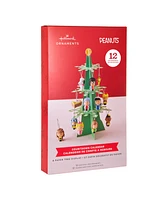 Hallmark Peanuts Countdown Calendar 12 Mini Ornaments - Multi