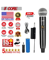 5 Core Wireless Microphone Vhf Professional Dynamic Microphone Handheld Microfonos Portable Inalambricos Cordless Mic System