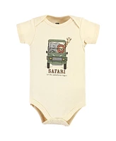 Hudson Baby Boys Cotton Bodysuit, Pant and Shoe Set