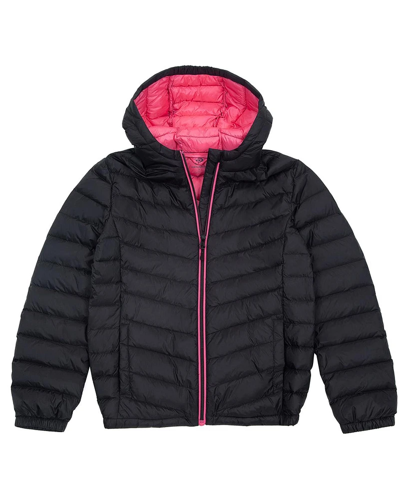 Rokka&Rolla Girls Ultra Light Packable Down Jacket 4-18