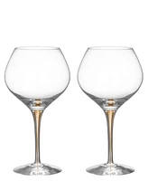 Orrefors Intermezzo Bouquet Stemware Set of 4