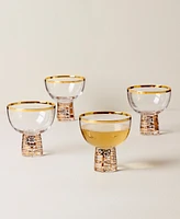 Lenox Tuscany Classics Gold Frost Coupes, Set Of 4