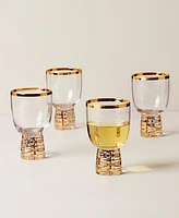 Lenox Tuscany Classics Gold Frost Wine Glasses, Set Of 4