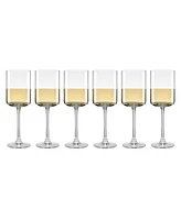 Lenox Tuscany Classics Straight White Wine Glasses, Set Of 6