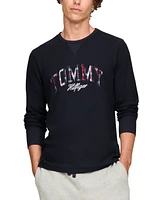 Tommy Hilfiger Men's Thermal Logo Long-Sleeve Pajama Shirt