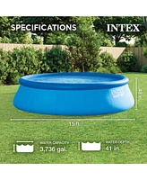 Intex 15' x 48" Inflatable Easy Set Above Ground Swimming Pool w/ Ladder & Pump