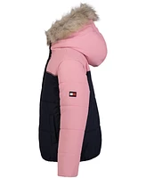 Tommy Hilfiger Big Girls Expedition Colorblock Puffer