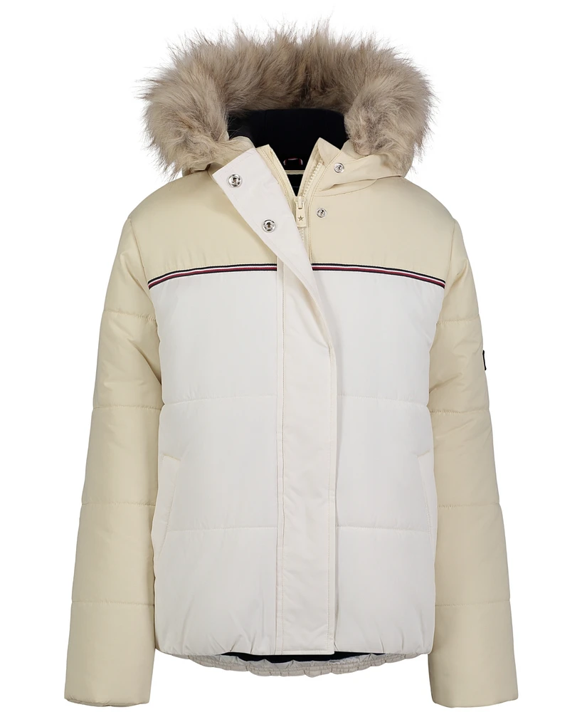 Tommy Hilfiger Toddler Girls Expedition Colorblock Puffer