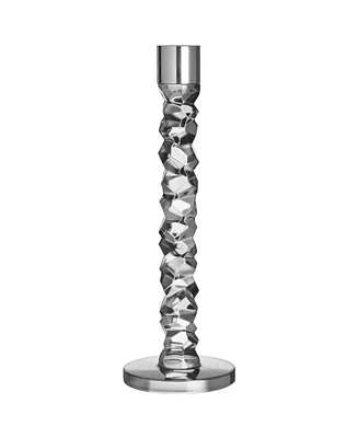 Orrefors Carat Graphite Candlesticks