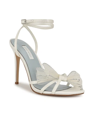 Nine West Women's Minky Bridal Stiletto Heel Dress Sandals