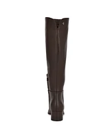 Nine West Women's Morgin Pointy Toe Block Heel Knee High Boots