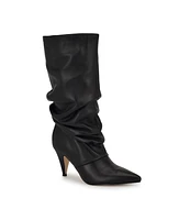 Nine West Women's Primer Pointy Toe Slouchy Dress Boots