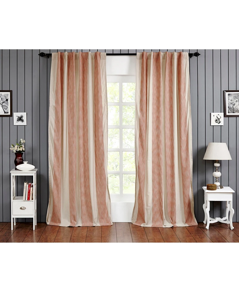 Ihi Home Hampton Natural Cotton Curtain Panel