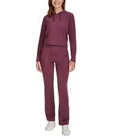 Calvin Klein Performance Women's Tech Waffle-Knit Flare-Leg Pants
