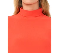 CeCe Women's Sleeveless Turtleneck Top