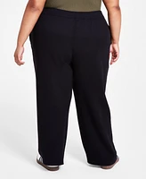 Nina Parker Trendy Plus Pull-On Knit Pants