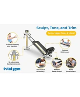 Total Gym Fit Home Fitness Folding Full Body Workout Exercise Equipment Machine