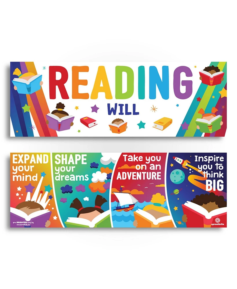 Sproutbrite Reading Poster Pack - Assorted Pre