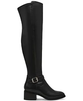 Dv Dolce Vita Women's Elyse Over-The-Knee Buckle Block Heel Boot