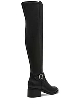 Dv Dolce Vita Women's Elyse Over-The-Knee Buckle Block Heel Boot