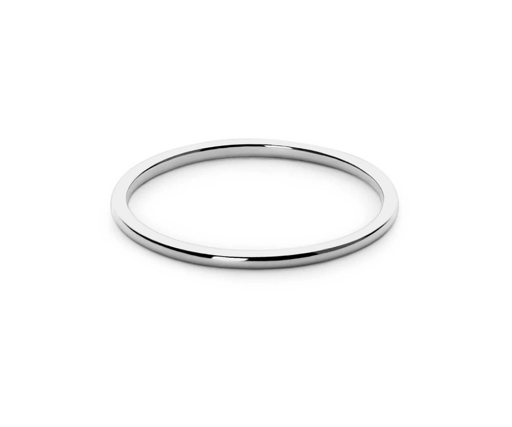 Ana Luisa Silver Band Ring - Stephanie