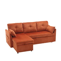 Spacious and Durable Modular Sectional Sofa with Hidden Storage