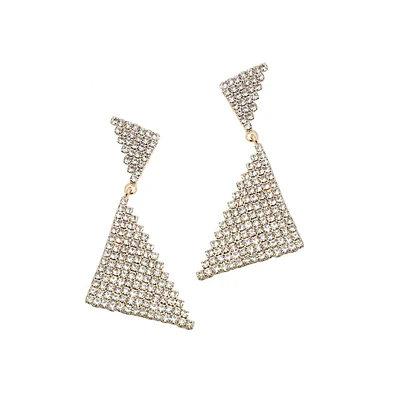 Sohi Women's Bling Drop Earrings