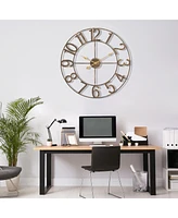 Sorbus 32 inch Large Wall Clock for Living Room Decor (White)
