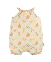 Gerber Baby Girls Sleeveless and Short Sleeve Romper, 2 Pack