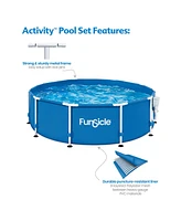 Funsicle 10' x 30" Outdoor Activity Round Frame Above Ground Swimming Pool Set