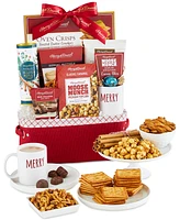 Harry & David Holiday Gourmet Favorites Be Merry Gift Bin, 8 Piece