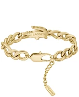 Lacoste Women's Crocodile Ip Plated Bracelet