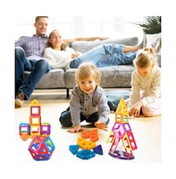 Slickblue 158 pcs Magical Magnetic Construction Building Blocks