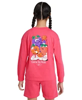 Nike Big Girls Sportswear Cotton Long-Sleeve Boyfriend T-Shirt